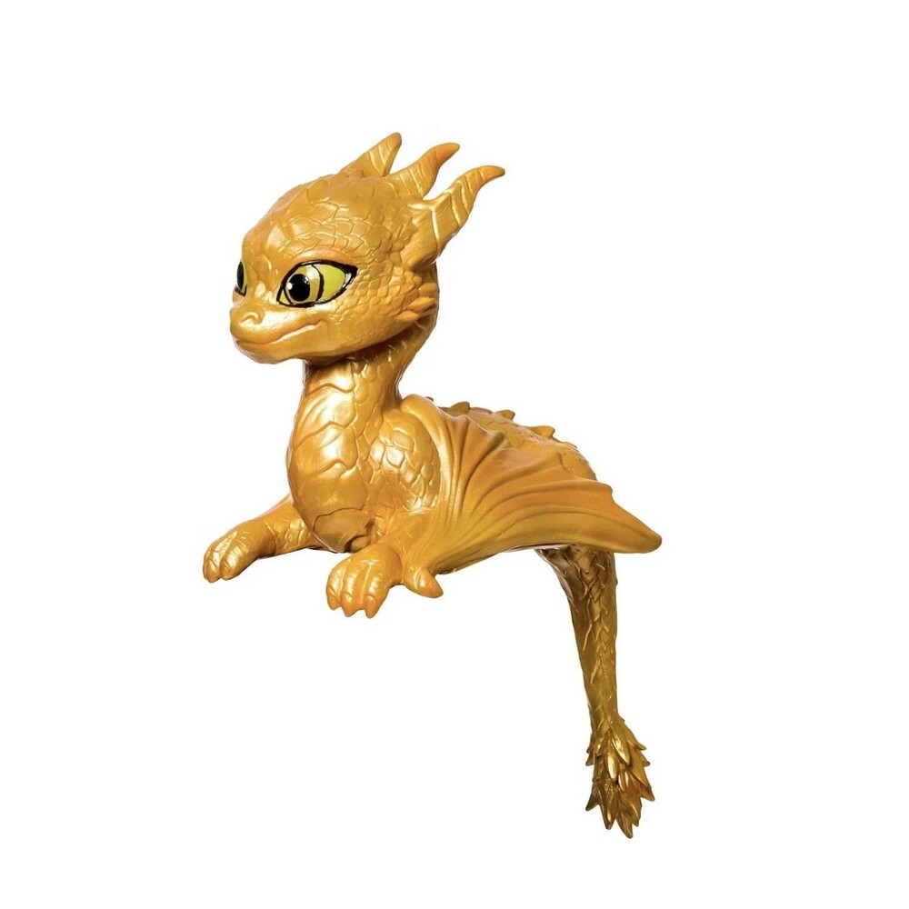 Fourth Wing Andarna Adult Shoulder Sitter Gold Dragon Figure Rebecca Yarros
